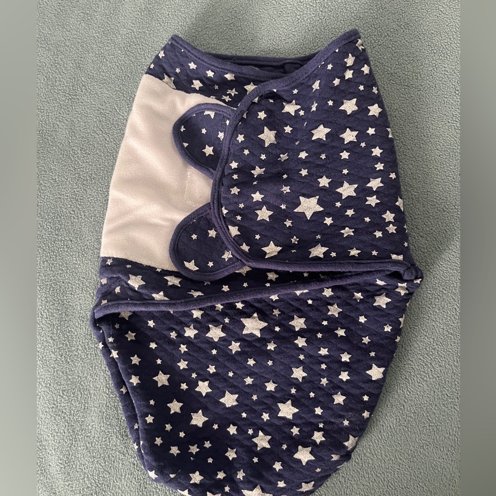 Hudson Baby Starry Velcro Swaddle